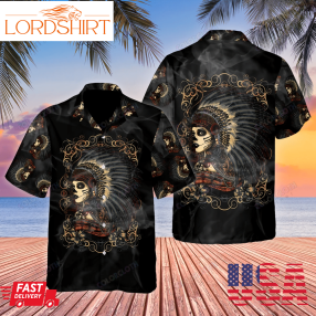 Native Girl Skull Style Hawaiian Shirt Ty106002png