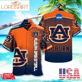 Ncaa Premium Auburn Tigers Men's Basketball Hawaiian Sports