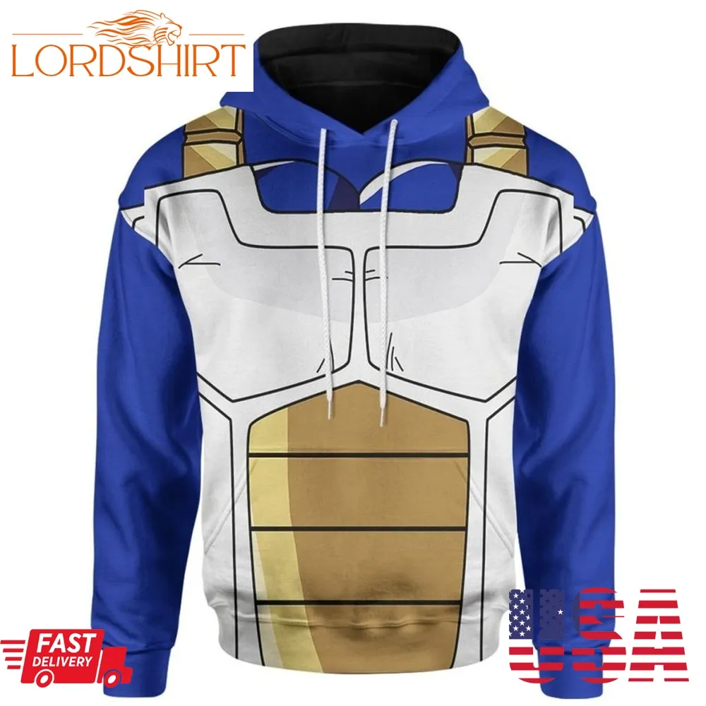 New Anime Dragon Ball Vegeta 3D Printed Hoodie