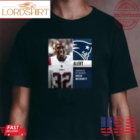 New England Patriots Announces Retirement Safety Devin Mccourty Unisex T Shirt