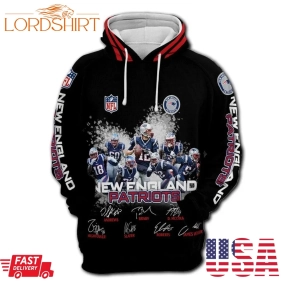 New England Patriots Nfl Football Lengend Anniversary 3D Hoodie For Men For Women New England Patriots All Over Printed Hoodie New England Patriots 3D Full Printing Shirt