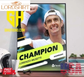 New Lorenzo Musetti Hamburg Open Champions Canvas Poster Home Decoration