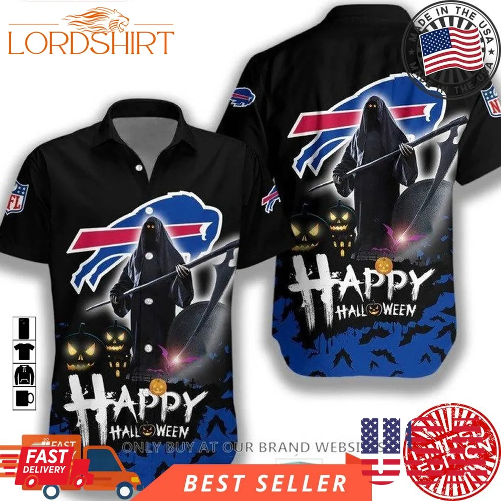 Nfl Buffalo Bills Happy Halloween Hawaiian Shirt