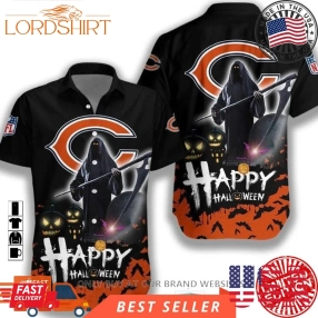 Nfl Chicago Bears Happy Halloween Hawaiian Shirt