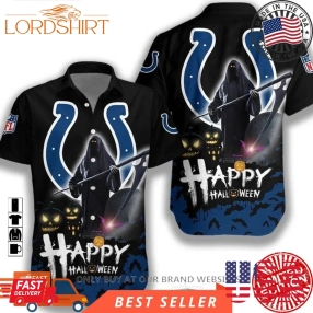 Nfl Indianapolis Colts Happy Halloween Hawaiian Shirt