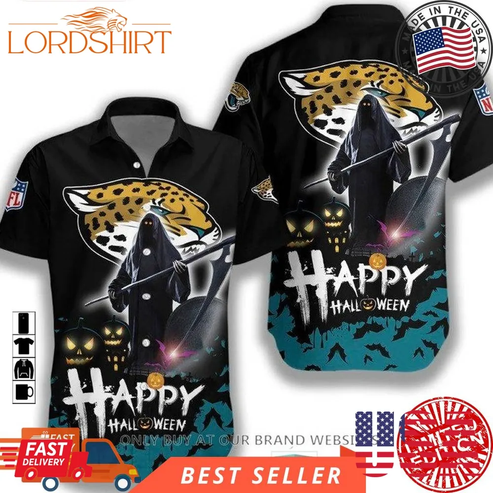 Nfl Jacksonville Jaguars Happy Halloween Hawaiian Shirt