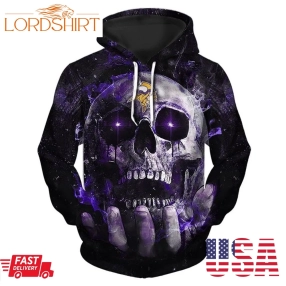 Nfl Kansas City Chiefs Skull Men And Women 3D Full Printing Hoodie Nfl Kansas City Chiefs 3D Full Printing Shirt