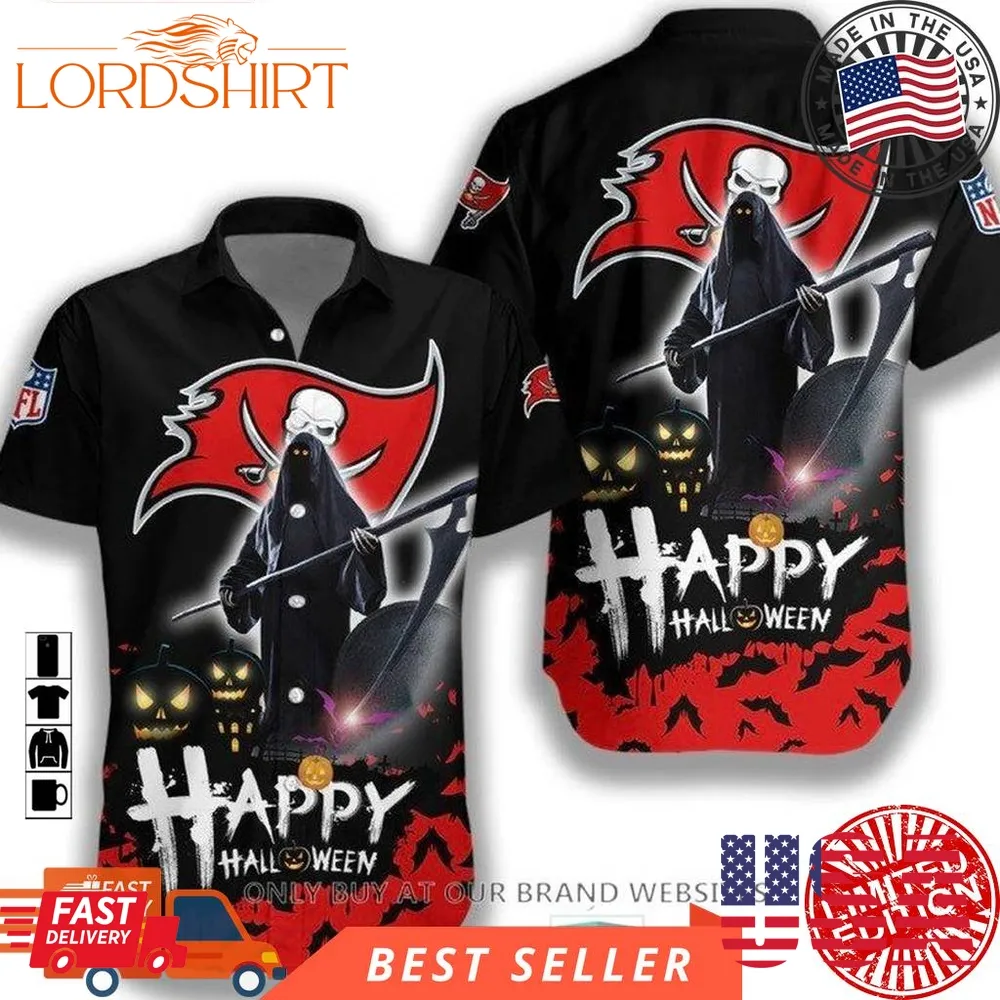 Nfl Tampa Bay Buccaneers Happy Halloween Hawaiian Shirt