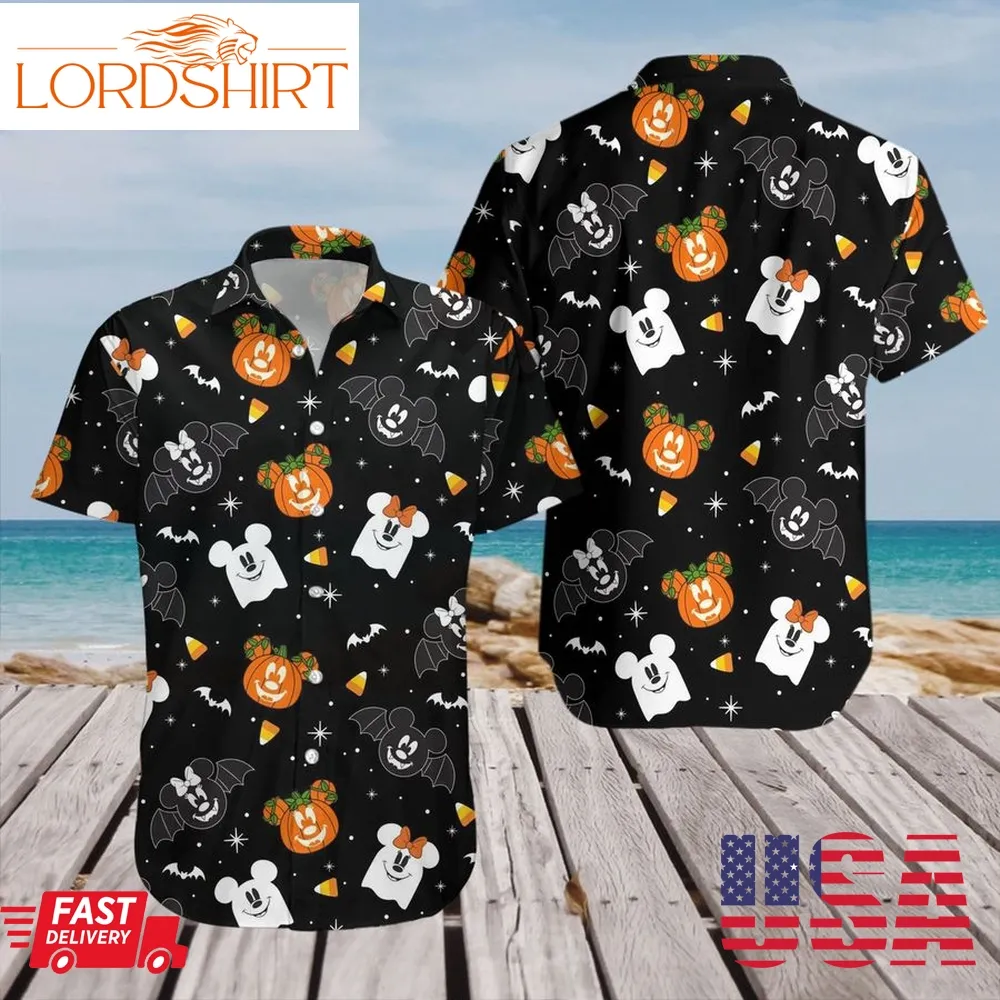 Night Dark Pumpki Burton Beach Pumpkin Horror Halloween Hawaii Shirt