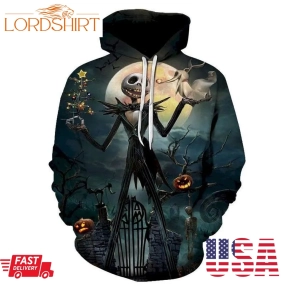 Nightmare Before Christmas 3D Sweatshirt Hoodie Pullover