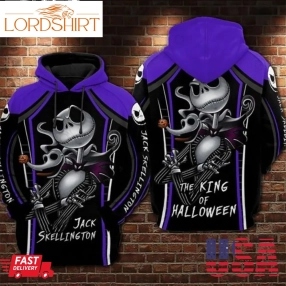 Nightmare Before Christmas Jack Skellington Hoodie 3D Jack Skellington Hoodie