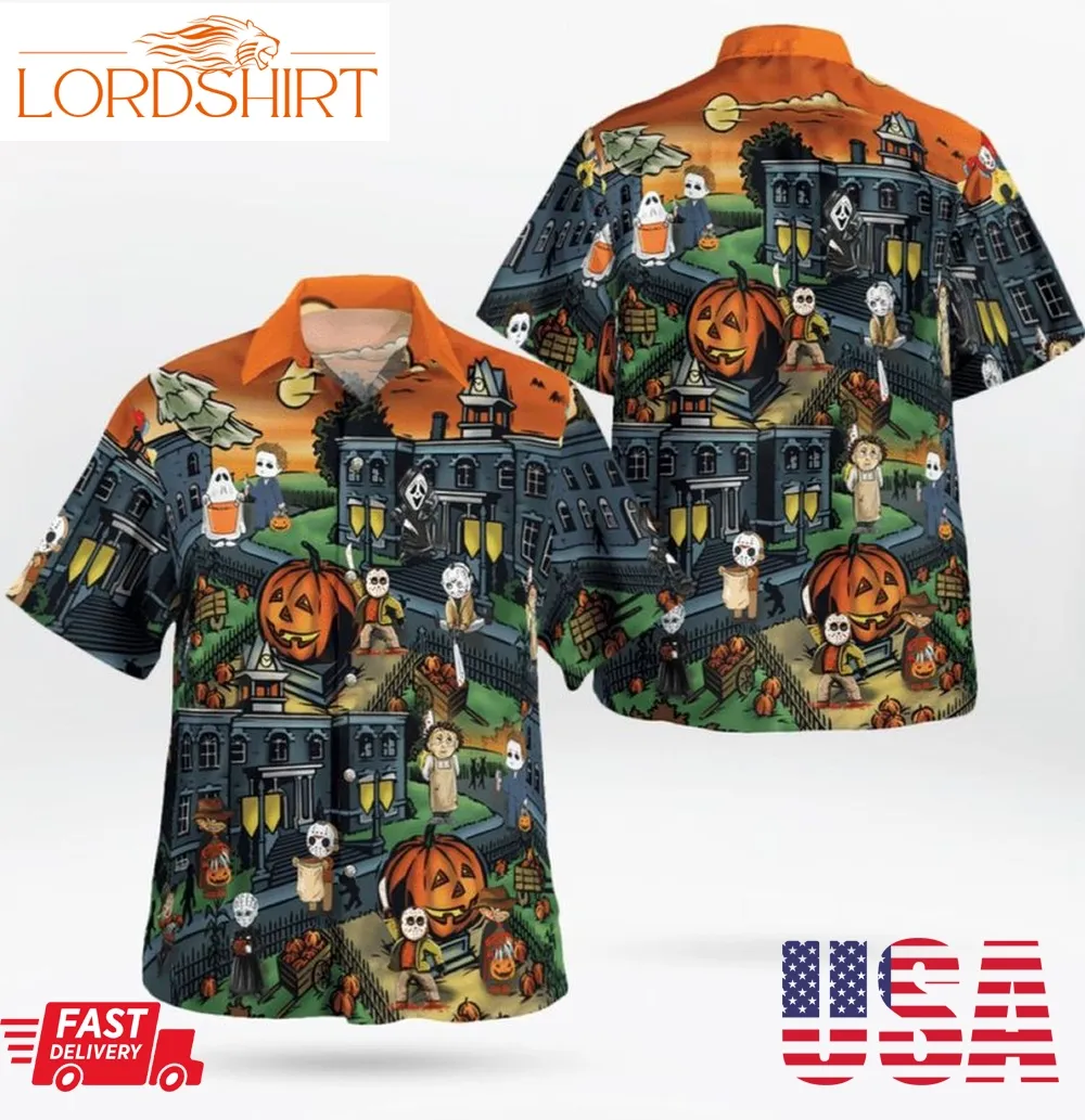 Nightmare Halloween Town Hawaiian Shirt