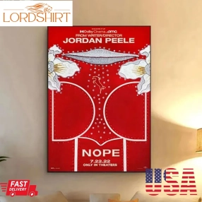 Nope Jordan Peele Movie Poster Nope 2022 Movie Lovers Canvas