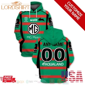 Nrl South Sydney Rabbitohs Personalized 3D Hoodie, Shirt