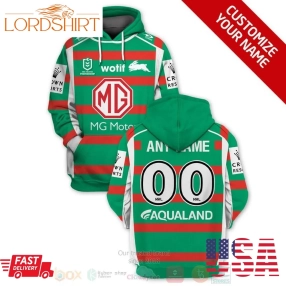 Nrl South Sydney Rabbitohs Team Personalized 3D Hoodie, Shirt