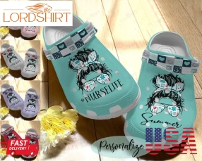 Nurse Crocs Classic Clog Nurse Life Personalized Shoes