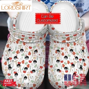 Nurse Crocs   Doctor Nurse Pattern Clogs Shoes