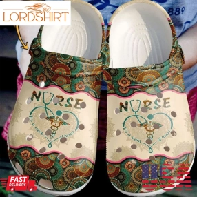 Nurse Crocs   Nurse A Work Of Heart Love Doctor Clog Shoes