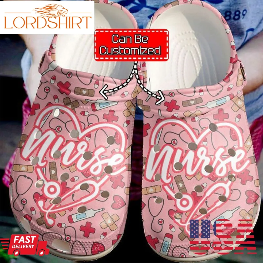 Nurse Crocs   Nurse Lovely Life Crocs Clog Shoes