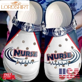 Nurse Live Love Nursing  Crocs Crocband Clog