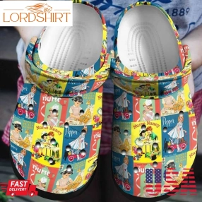 Nurse Pattern Personalized Clog Custom Crocs Comfortablefashion Style Comfortable For Women Men Kid Print 3D