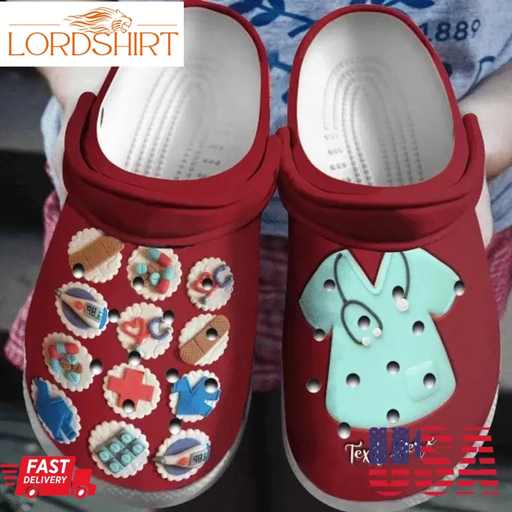 Nurse Personalize Clog Custom Crocs Clog On Sandal Fashion Style Comfortable For Women Men Kid