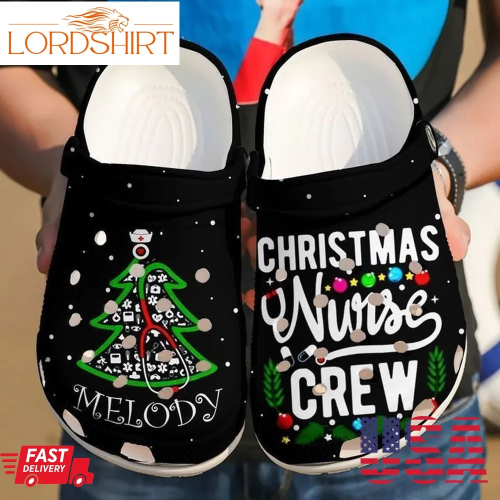 Nurse Personalized Christmas Crew Sku 1636 Crocs Clog Shoes