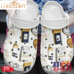 Nurse Personalized Clog Custom Crocs Comfortablefashion Style Comfortable For Women Men Kid Print 3D 3D Nurse Cakes