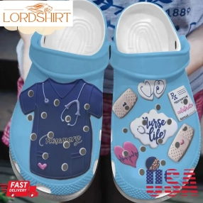 Nurse Personalized Clog Custom Crocs Comfortablefashion Style Comfortable For Women Men Kid Print 3D Bandage