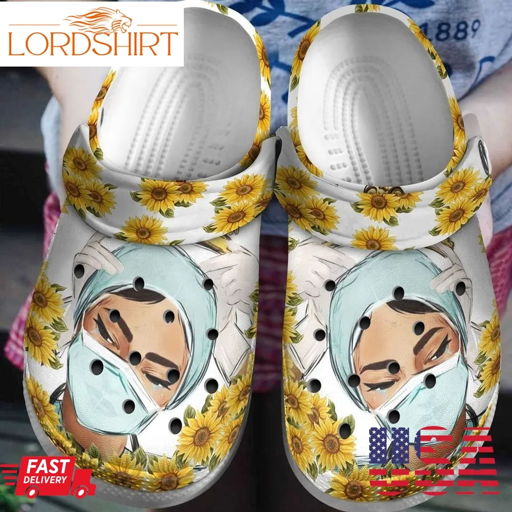 Nurse Personalized Clog Custom Crocs Comfortablefashion Style Comfortable For Women Men Kid Print 3D Cherishing The Nurses Sacrifices