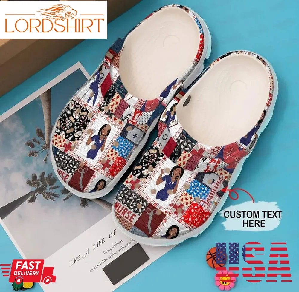 Nurse Personalized Clog Custom Crocs Comfortablefashion Style Comfortable For Women Men Kid Print 3D Nurse Collection