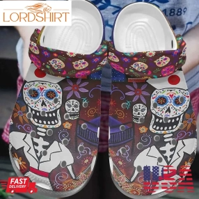 Nurse Personalized Clog Custom Crocs Comfortablefashion Style Comfortable For Women Men Kid Print 3D Nurse Skull