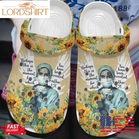 Nurse Personalized Clog Custom Crocs Comfortablefashion Style Comfortable For Women Men Kid Print 3D NurseS Wings