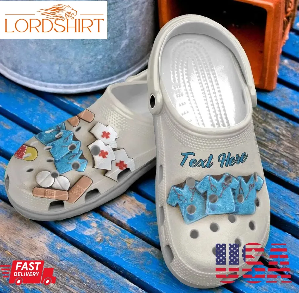 Nurse Personalized Clog Custom Crocs Comfortablefashion Style Comfortable For Women Men Kid Print 3D Nursing On