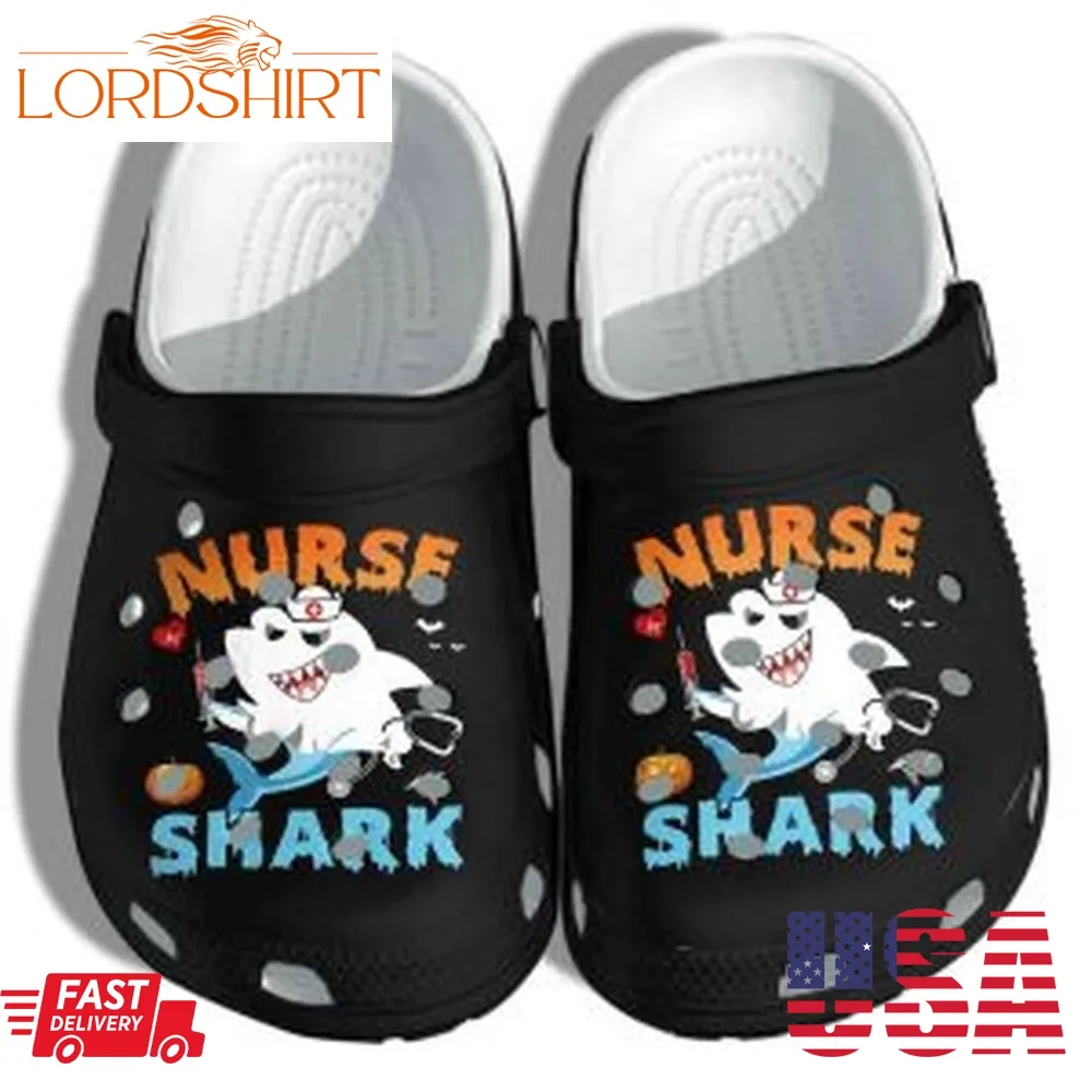 Nurse Shark Boo Costume Crocs Crocband Clogs Shoes