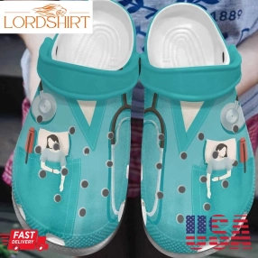 Nurse When Nurse Tired Personalize Clog Custom Crocs Clog Number On Sandal Fashion Style Comfortable For Women Men Kid