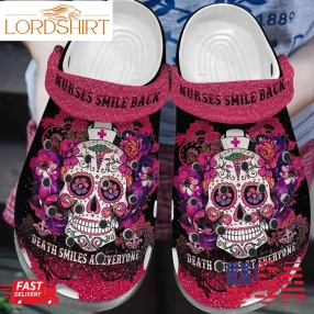 Nurses Smile Back Personalize Clog Custom Crocs Fashionstyle Comfortable For Women Men Kid Print 3D