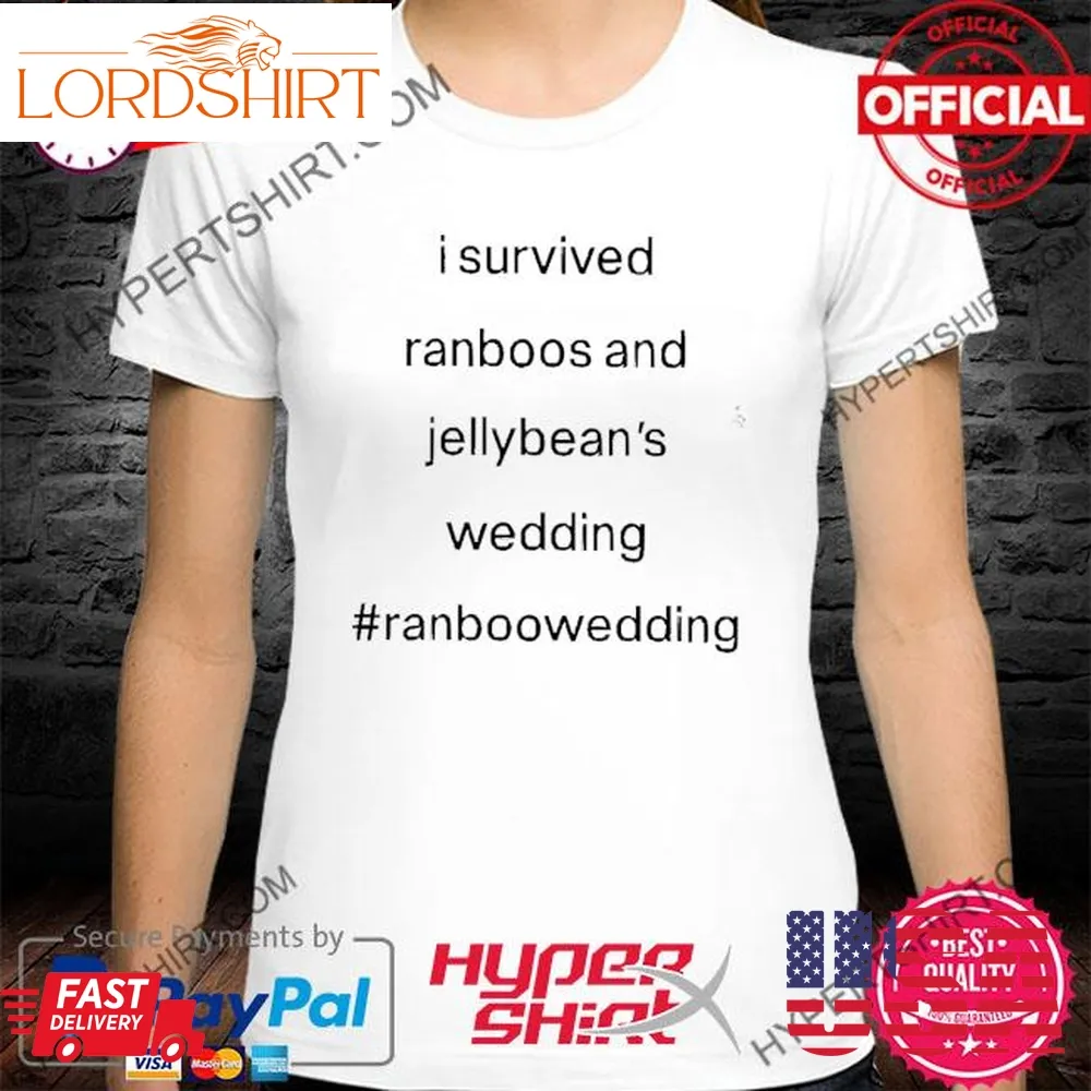 Official I Survived Ranboos And Jellybean's Wedding Tee Shirt, Sweater