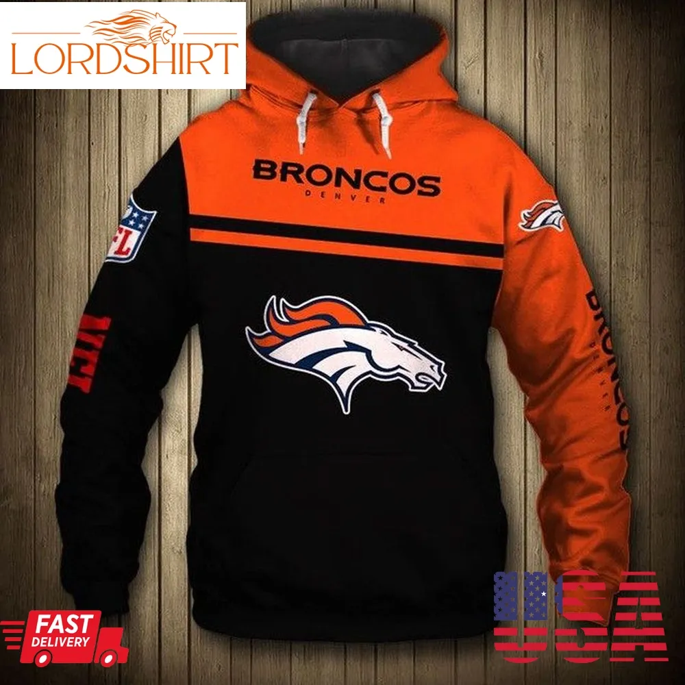 Official Nfl Denver Broncos Skull Men And Women 3D Full Printing Hoodie Zip Hoodie Denver Broncos 3D Full Printing Shirt Denver Broncos Nfl Football Team 3D Hoodie Shirt