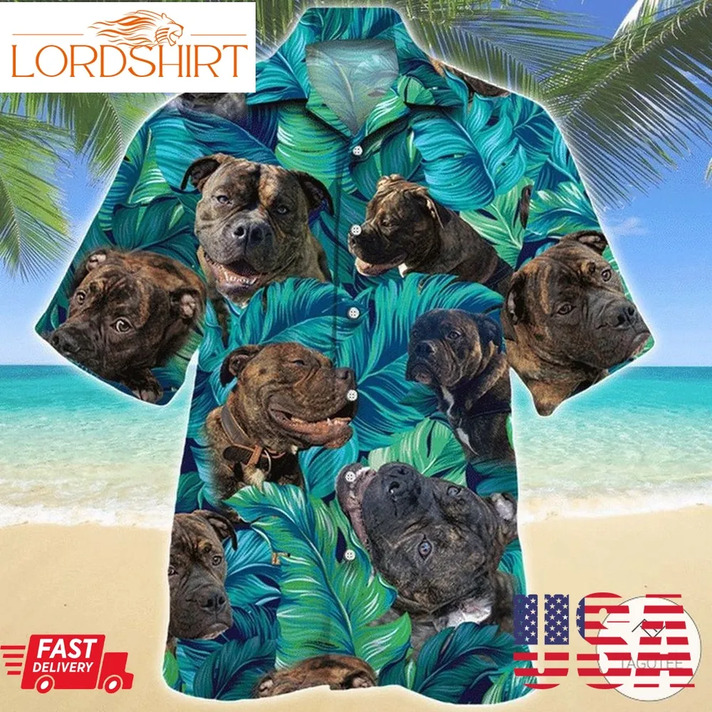 Old English Bulldog Dog Lovers Hawaiian Shirt