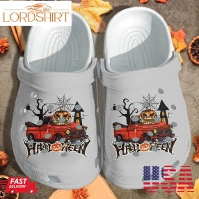 Old Truck For Halloween Shoes Clog Crocs Crocband Clog Birthday Gift For Man Woman