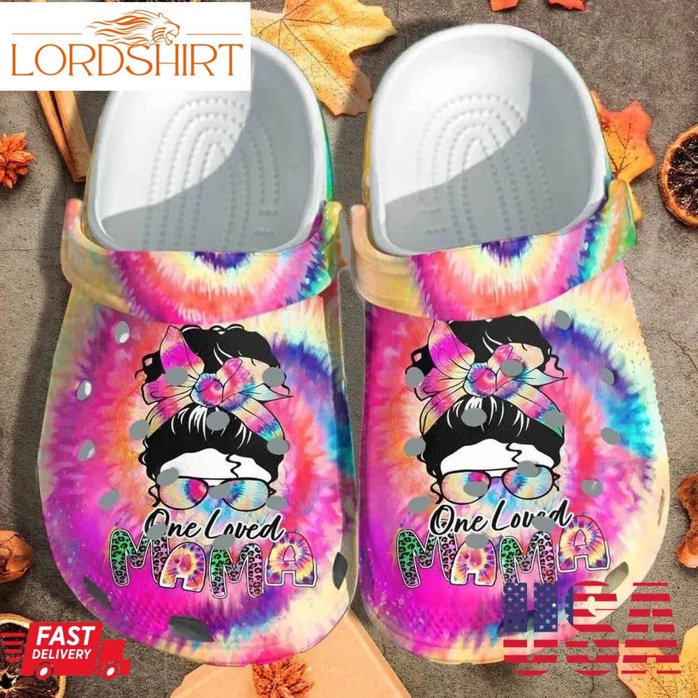 One Loved Mama Custom Crocs Shoes Clogs Birthday Gift For Women Girl Mom Daughter