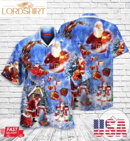 Order Hawaiian Aloha Shirts Santa Claus Is Coming To Town Christmas