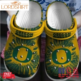 Oregon Ducks Ccaa Football Crocs Crocband Clog Comfortable Water Shoes