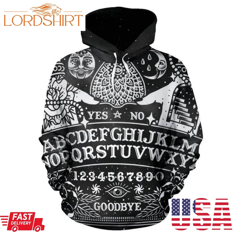 Ouija Witch 3D Hoodie All Over Printed Hoodie