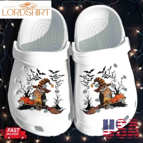 Owl With Witch Hat Crocs Shoes Clog   Halloween Crocs Crocband Clog Birthday Gift For Man Boy