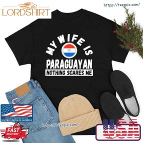 Paraguayan Wife Paraguay Heritage Roots Flag Husband Wedding Shirt