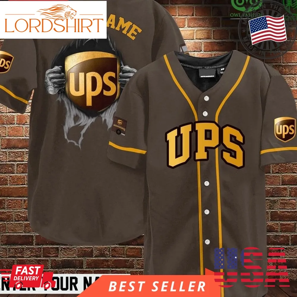 Parcel Ups Halloween Baseball Jersey Shirt Custom