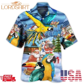 Parrots High By The Beach 1 Best Fathers Day Gifts Hawaiian Shirt Men