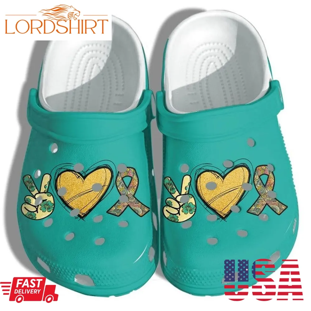 Peace Hippie Love Crocs Shoes Clogs   Hippie Cute Love Custom Crocs Shoes Clogs Gifts Daughter Girls